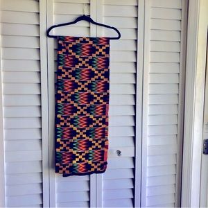 African print runner or scarf
